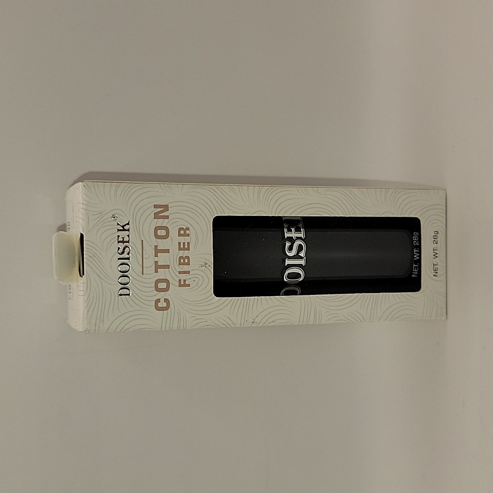 Dooisek cotton hair filler fibers black  28 grams
